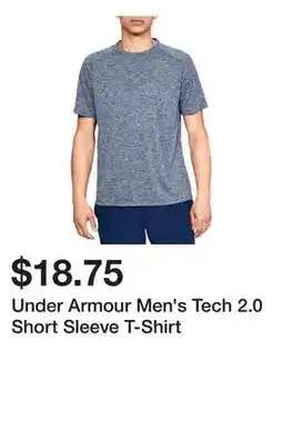 Dick's Sporting Goods Under Armour Men's Tech 2.0 Short Sleeve T-Shirt offer