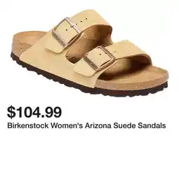 Dick's Sporting Goods Birkenstock Women's Arizona Suede Sandals offer