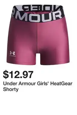Dick's Sporting Goods Under Armour Girls' HeatGear Shorty offer