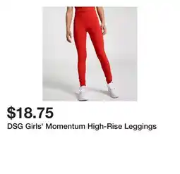 Dick's Sporting Goods DSG Girls' Momentum High-Rise Leggings offer