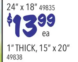 Restaurant Depot 24 x 18 49835 1 THICK, 15 x 20 offer