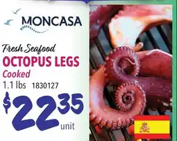 Restaurant Depot Fresh Seafood OCTOPUS LEGS offer