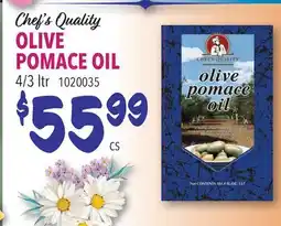 Restaurant Depot Chef's Quality OLIVE POMACE OIL offer