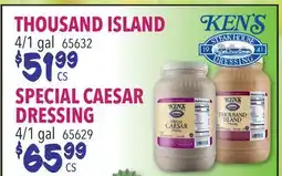 Restaurant Depot THOUSAND ISLAND SPECIAL CAESAR DRESSING offer