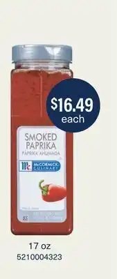 Restaurant Depot SMOKED PAPRIKA offer
