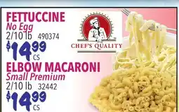 Restaurant Depot FETTUCCINE No Egg, ELBOW MACARONI Small Premium offer