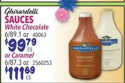 Restaurant Depot Ghirardelli SAUCES offer