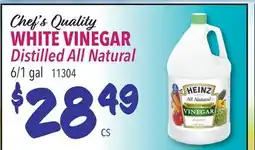Restaurant Depot Chef's Quality WHITE VINEGAR offer