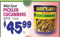 Restaurant Depot Mid East PICKLED CUCUMBERS offer
