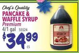 Restaurant Depot Chef's Quality PANCAKE & WAFFLE SYRUP Premium offer
