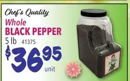 Restaurant Depot Chef's Quality Whole BLACK PEPPER offer