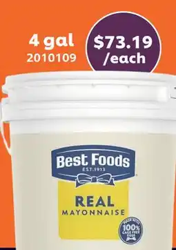 Restaurant Depot Best Foods REAL MAYONNAISE offer