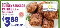 Restaurant Depot Frozen TURKEY SAUSAGE PATTIES offer