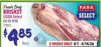 Restaurant Depot Fresh Beef BRISKET offer