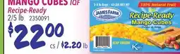 Restaurant Depot JAMES FARM Recipe-Ready Mango Cubes offer