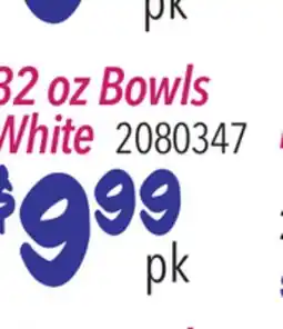 Restaurant Depot 32 oz Bowls White offer