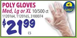 Restaurant Depot POLY GLOVES offer