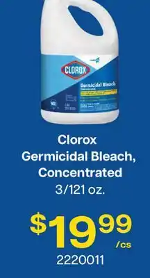 Restaurant Depot Clorox Germicidal Bleach, Concentrated offer