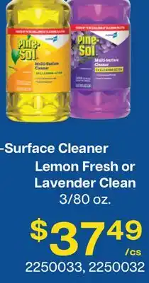Restaurant Depot Surface Cleaner Lemon Fresh or Lavender Clean offer
