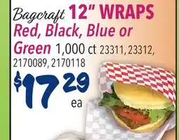 Restaurant Depot Bagcraft 12 WRAPS offer