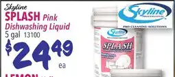 Restaurant Depot Skyline SPLASH Pink Dishwashing Liquid offer