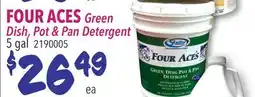 Restaurant Depot FOUR ACES Green Dish, Pot & Pan Detergent offer