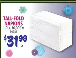 Restaurant Depot TALL-FOLD NAPKINS offer