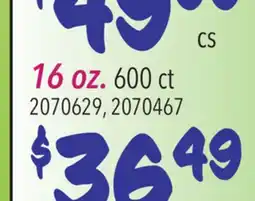 Restaurant Depot 16 oz. 600 ct offer