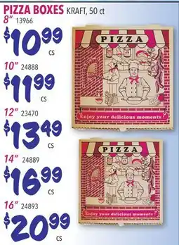 Restaurant Depot PIZZA BOXES offer