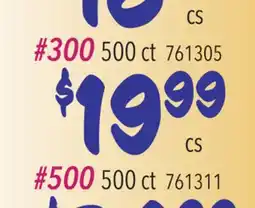 Restaurant Depot 500 ct 761305, 500 ct 761311 offer