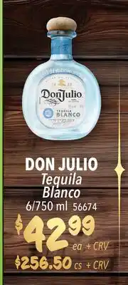 Restaurant Depot DON JULIO Tequila Blanco offer