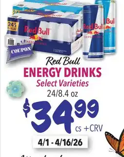 Restaurant Depot Red Bull ENERGY DRINKS offer