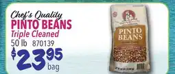 Restaurant Depot Chef's Quality PINTO BEANS Triple Cleaned offer