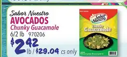 Restaurant Depot Sabor Nuestro AVOCADOS Chunky Guacamole offer