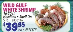 Restaurant Depot WILD GULF WHITE SHRIMP offer