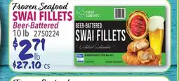 Restaurant Depot Frozen Seafood SWAI FILLETS Beer-Battered offer