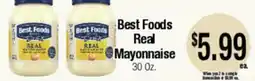 Big Saver Foods Best Foods Real Mayonnaise offer