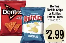 Big Saver Foods Doritos Tortilla Chips or Ruffles Potato Chips offer