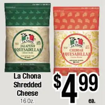 Big Saver Foods La Chona Shredded Cheese offer