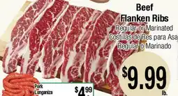 Big Saver Foods Beef Flanken Ribs offer