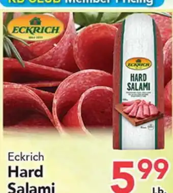 Eurofresh Market Eckrich Hard Salami offer
