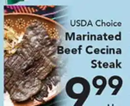 Eurofresh Market USDA Choice Marinated Beef Cecina Steak offer