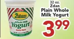 Eurofresh Market Zdan Plain Whole Milk Yogurt offer