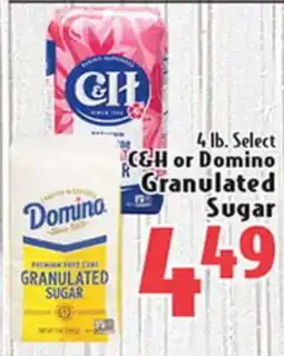 Eurofresh Market 4 lb. Select C&H or Domino Granulated Sugar offer