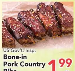 Eurofresh Market US Gov't. Insp. Bone-in Pork Country Ribs offer