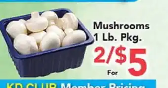 Eurofresh Market Mushrooms offer