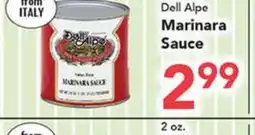 Eurofresh Market Dell Alpe Marinara Sauce offer