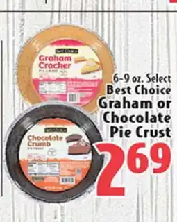 Eurofresh Market Select Best Choice Graham or Chocolate Pie Crust offer