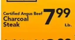 Eurofresh Market Certified Angus Beef Charcoal Steak offer