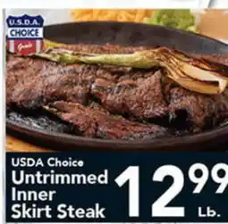 Eurofresh Market USDA Choice Untrimmed Inner Skirt Steak offer